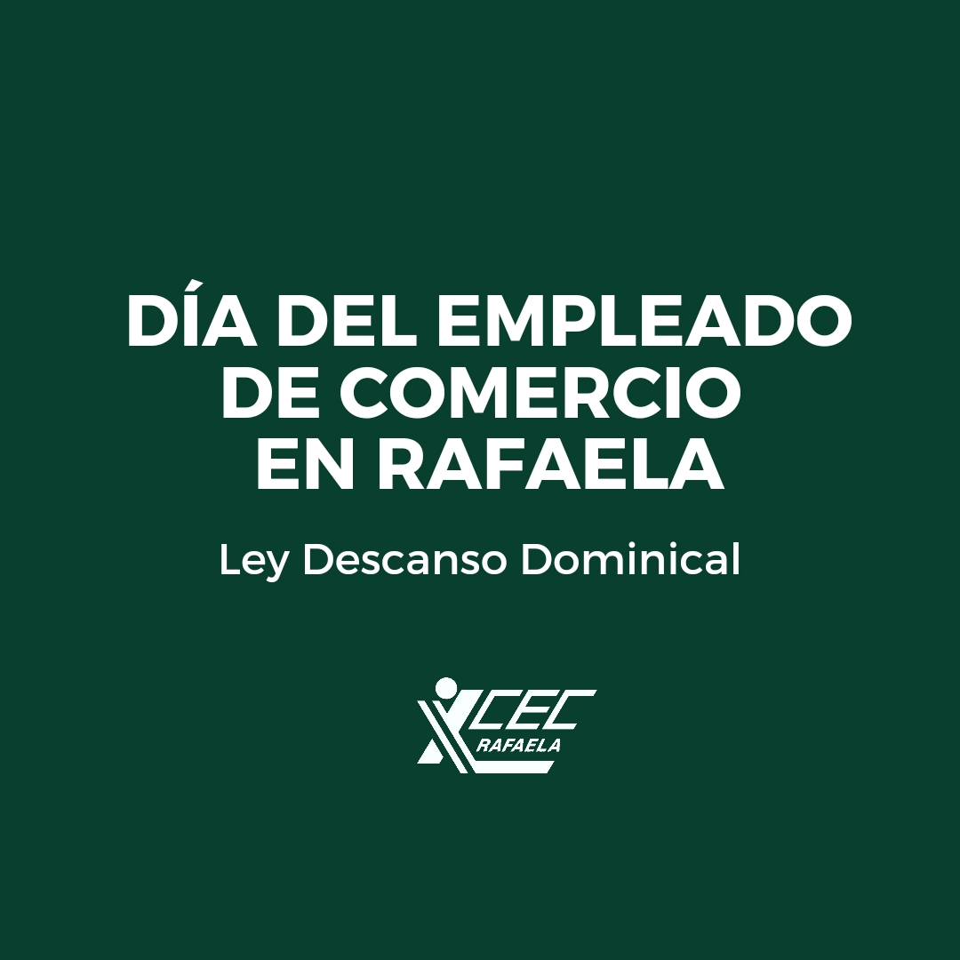 ¡DÍA DEL EMPLEADO DE COMERCIO!