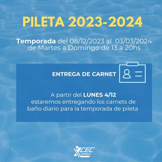 PILETA 2023 - 2024
