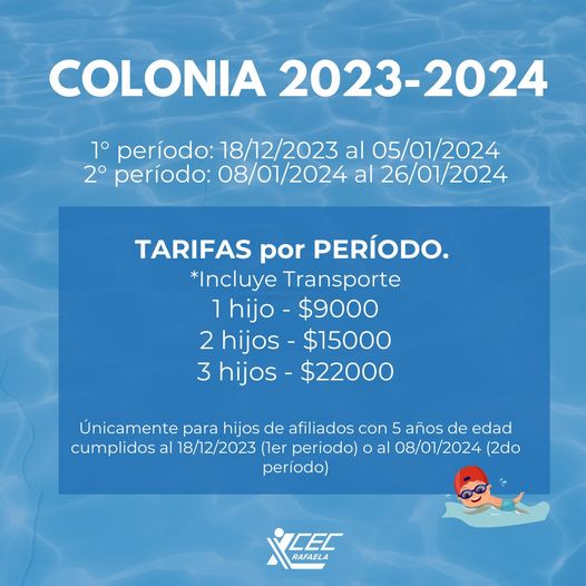 ¡YA INICIÓ NUESTRA COLONIA!